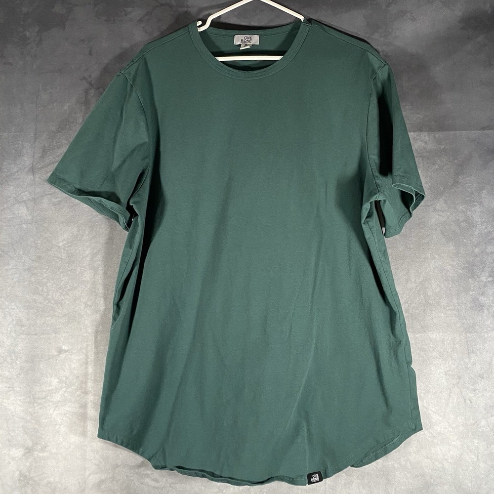 One Bone Mens Short Sleeve Crew Neck T shirt Size 0/XL Made In Canada